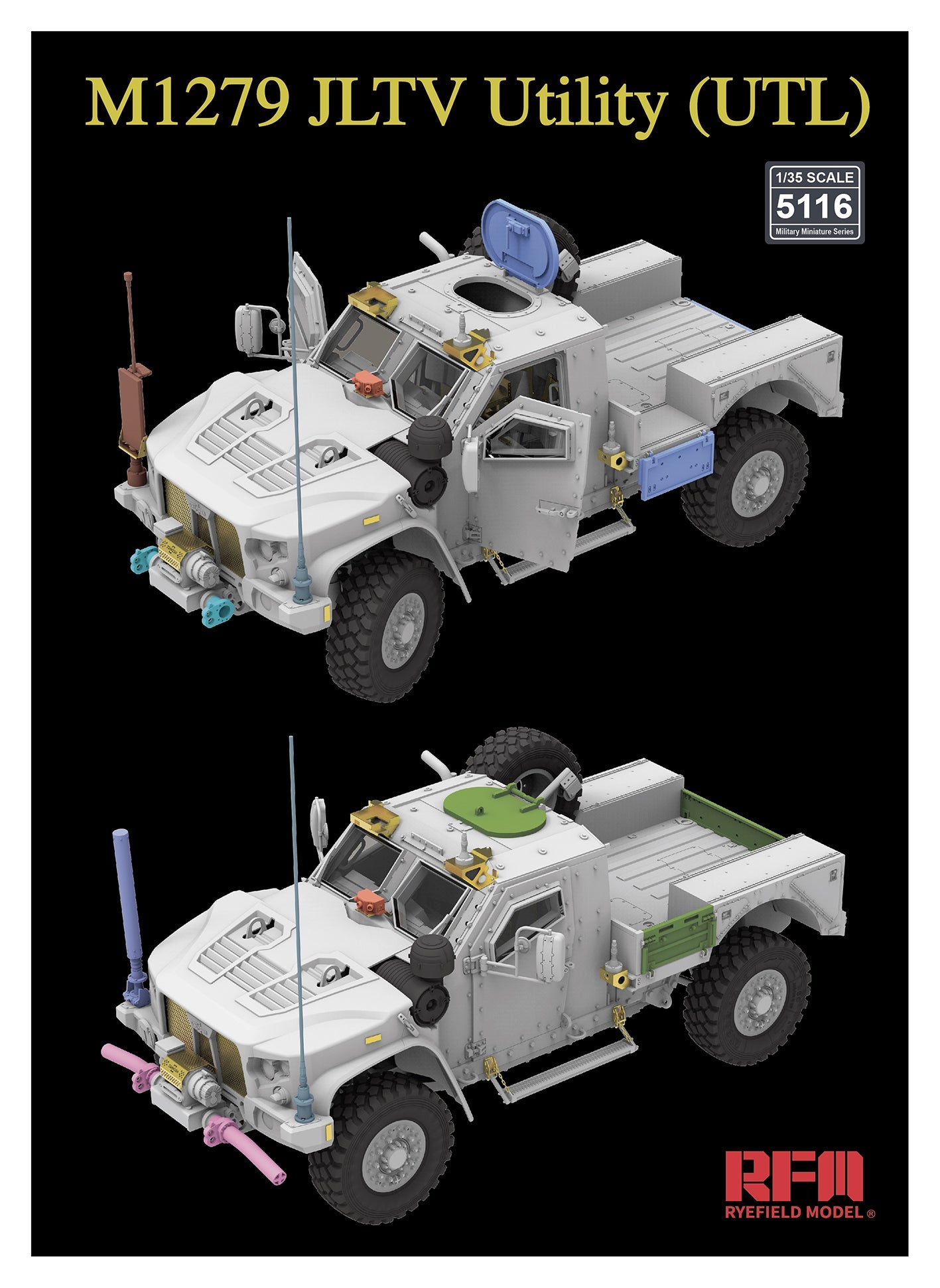 Rye Field Model 5116 1/35 Joint Light Tactical Vehicle M1279 JLTV Utility