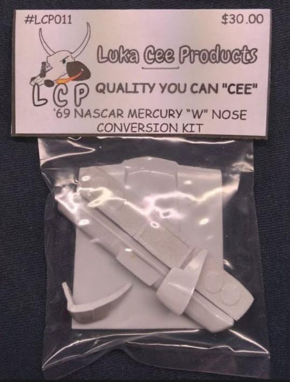LUKA CEE LCP011 1969 NASCAR Mercury W Nose Conversion Kit