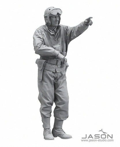 Jason Studios 16009 1/16 M8 Greyhound crew 4 resin figures