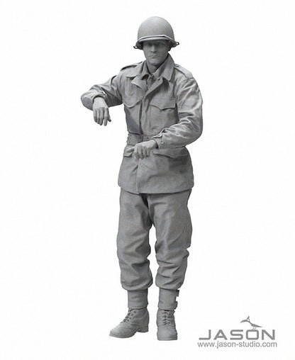 Jason Studios 16009 1/16 M8 Greyhound crew 4 resin figures