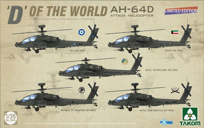Takom 2606 1/35 D of the World AH-64D Attack Helicopter - LIMITED EDITION
